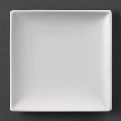 Olympia Whiteware Square Plates 140mm (12 Pack) - U153