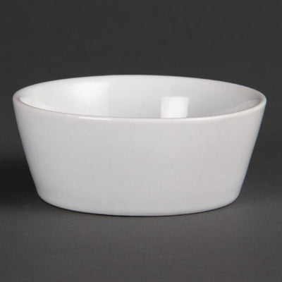 Olympia Whiteware Sloping Edge Bowls 90mm (12 Pack) - U162