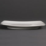 Olympia Whiteware Rounded Square Plates 185mm (12 Pack) - U169
