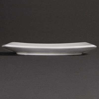 Olympia Whiteware Rounded Square Plates 240mm (12 Pack) - U170