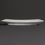 Olympia Whiteware Rounded Square Plates 240mm (12 Pack) - U170