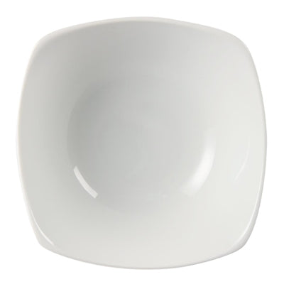 Olympia Whiteware Rounded Square Bowls 140mm (12 Pack) - U173