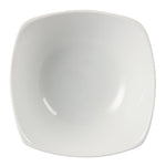 Olympia Whiteware Rounded Square Bowls 140mm (12 Pack) - U173