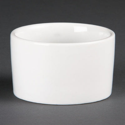 Olympia Whiteware Contemporary Ramekins 90mm (12 Pack) - U176