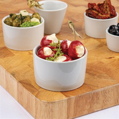 Olympia Whiteware Contemporary Ramekins 90mm (12 Pack) - U176