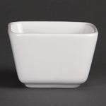Olympia Whiteware Tall Square Mini Dishes 75mm (12 Pack) - U178