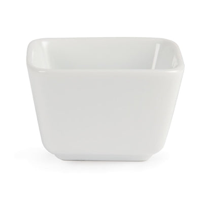 Olympia Whiteware Tall Square Mini Dishes 75mm (12 Pack) - U178