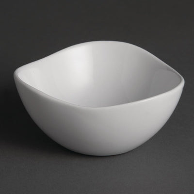 Olympia Whiteware Wavy Bowls 105mm (12 Pack) - U185