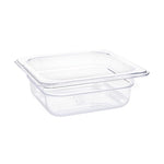 Vogue ABS Gastronorm Tray Clear GN 1/6 65mm - JN894