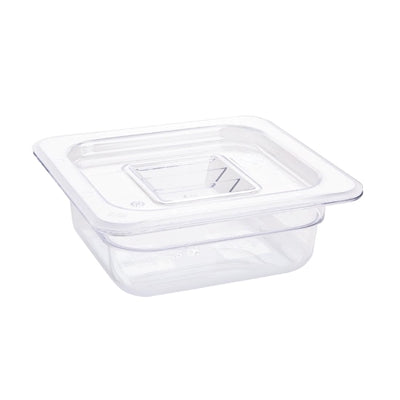 Vogue ABS Gastronorm Tray Clear GN 1/6 65mm - JN894