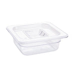 Vogue ABS Gastronorm Tray Clear GN 1/6 65mm - JN894