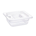 Vogue ABS Gastronorm Tray Clear GN 1/6 65mm - JN894