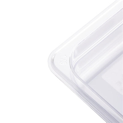 Vogue ABS Gastronorm Tray Clear GN 1/6 65mm - JN894