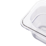 Vogue ABS Gastronorm Tray Clear GN 1/9 100mm - JN896