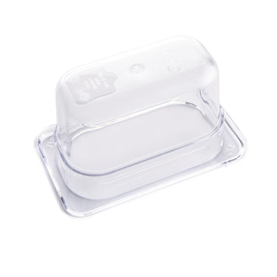 Vogue ABS Gastronorm Tray Clear GN 1/9 100mm - JN896