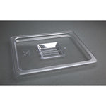 Vogue Polycarbonate 1/2 Gastronorm Tray Lid Clear - U245