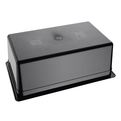 Vogue ABS Gastronorm Tray Black GN 1/1 200mm - JM848