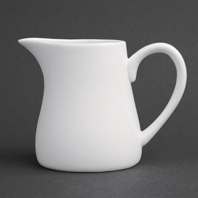 Olympia Whiteware Cream & Milk Jugs 212ml (6 Pack) - U820