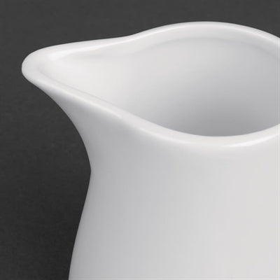 Olympia Whiteware Cream & Milk Jugs 212ml (6 Pack) - U820