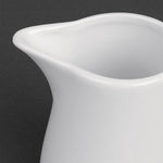 Olympia Whiteware Cream & Milk Jugs 212ml (6 Pack) - U820
