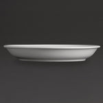 Olympia Whiteware Cappuccino Saucers 180mm (12 Pack) - U828