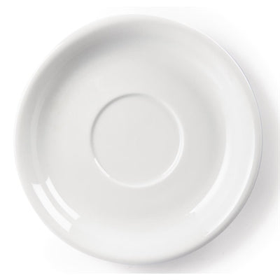 Olympia Whiteware Cappuccino Saucers 180mm (12 Pack) - U828