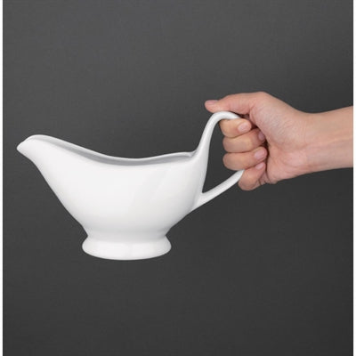Olympia Whiteware Gravy Boats 340ml (6 Pack) - U831