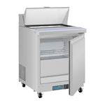 Polar U-Series Single Door Mega Top Prep Counter Fridge 154Ltr - UA009