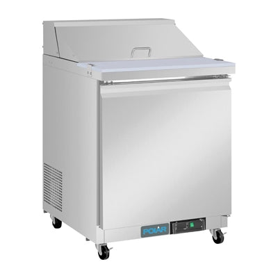 Polar U-Series Single Door Mega Top Prep Counter Fridge 154Ltr - UA009