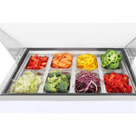 Polar U-Series Single Door Mega Top Prep Counter Fridge 154Ltr - UA009