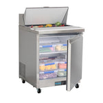 Polar U-Series Single Door Mega Top Prep Counter Fridge 154Ltr - UA009