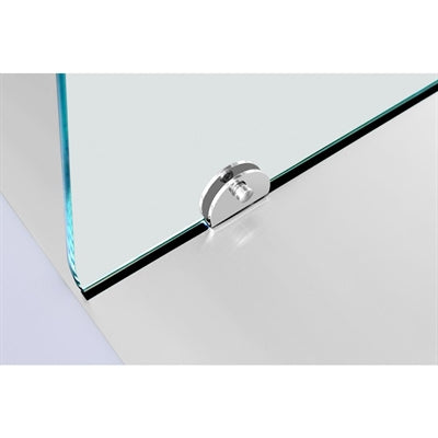 Polar U-Series GN Saladette Counter with Square Sneeze Guard 3 Door - UA018