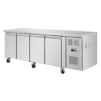 Polar U-Series Four Door Counter Fridge 553Ltr - UA049