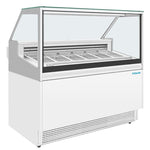 Polar U-Series 6 Pan Ice Cream Serve Over Cabinet Freezer - UA058