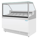Polar U-Series 6 Pan Ice Cream Serve Over Cabinet Freezer - UA058