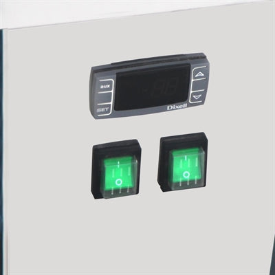 Polar U-Series 6 Pan Ice Cream Serve Over Cabinet Freezer - UA058