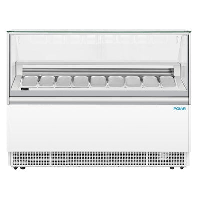 Polar U-Series 9 Pan Gelato Showcase - UA059