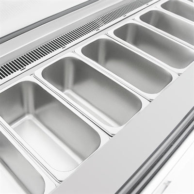 Polar U-Series 9 Pan Gelato Showcase - UA059