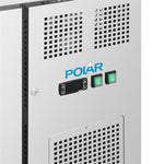 Polar U-Series Two Door Counter Fridge with Glass Doors - UA068