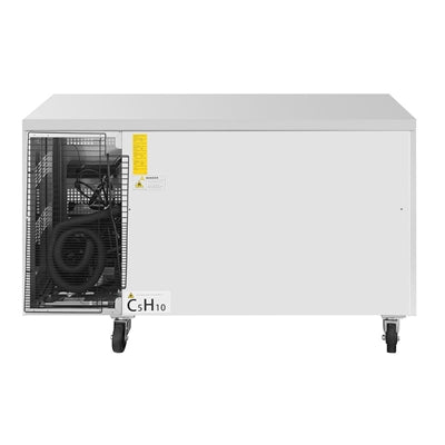 Polar U-Series Two Door Counter Fridge with Glass Doors - UA068
