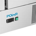 Polar U-Series Ventilated Triple Door Counter Fridge 400Ltr - UA090