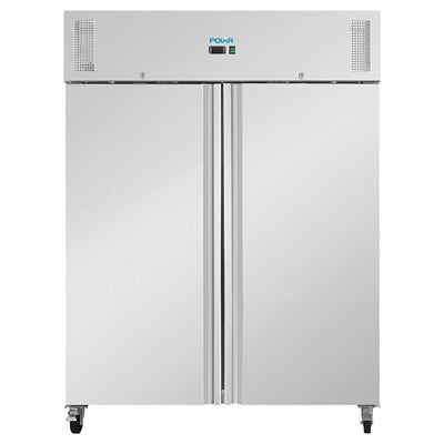 Polar U-Series Upright Double Door Fridge OR Freezer 1300Ltr - UA092