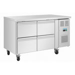 Polar U-Series Four Drawer Gastronorm Counter Fridge - UA100