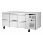 Polar U-Series Six Drawer Gastronorm Counter Fridge - UA101