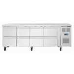 Polar U-Series Eight Drawer Gastronorm Counter Fridge - UA102
