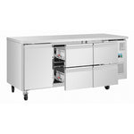 Polar U-Series Counter Fridge 4 Drawers & 1 Door - UA103