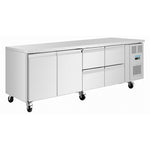 Polar U-Series Double Door Counter Fridge 616Ltr - UA104