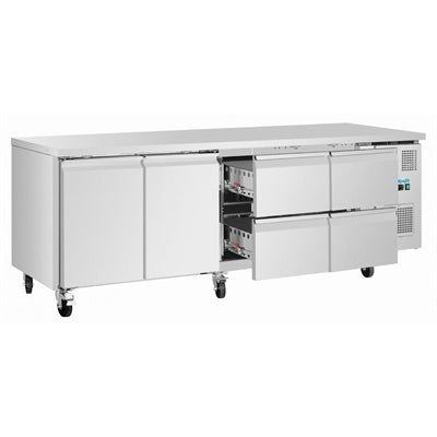 Polar U-Series Double Door Counter Fridge 616Ltr - UA104