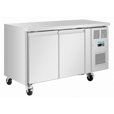 Polar U-Series Double Door Slimline Counter Fridge - UA105