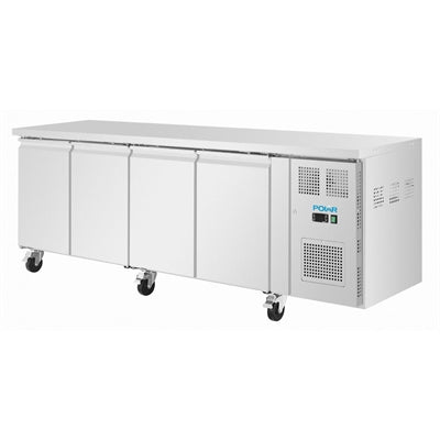 Polar U-Series Four Door Slimline Counter Fridge - UA107